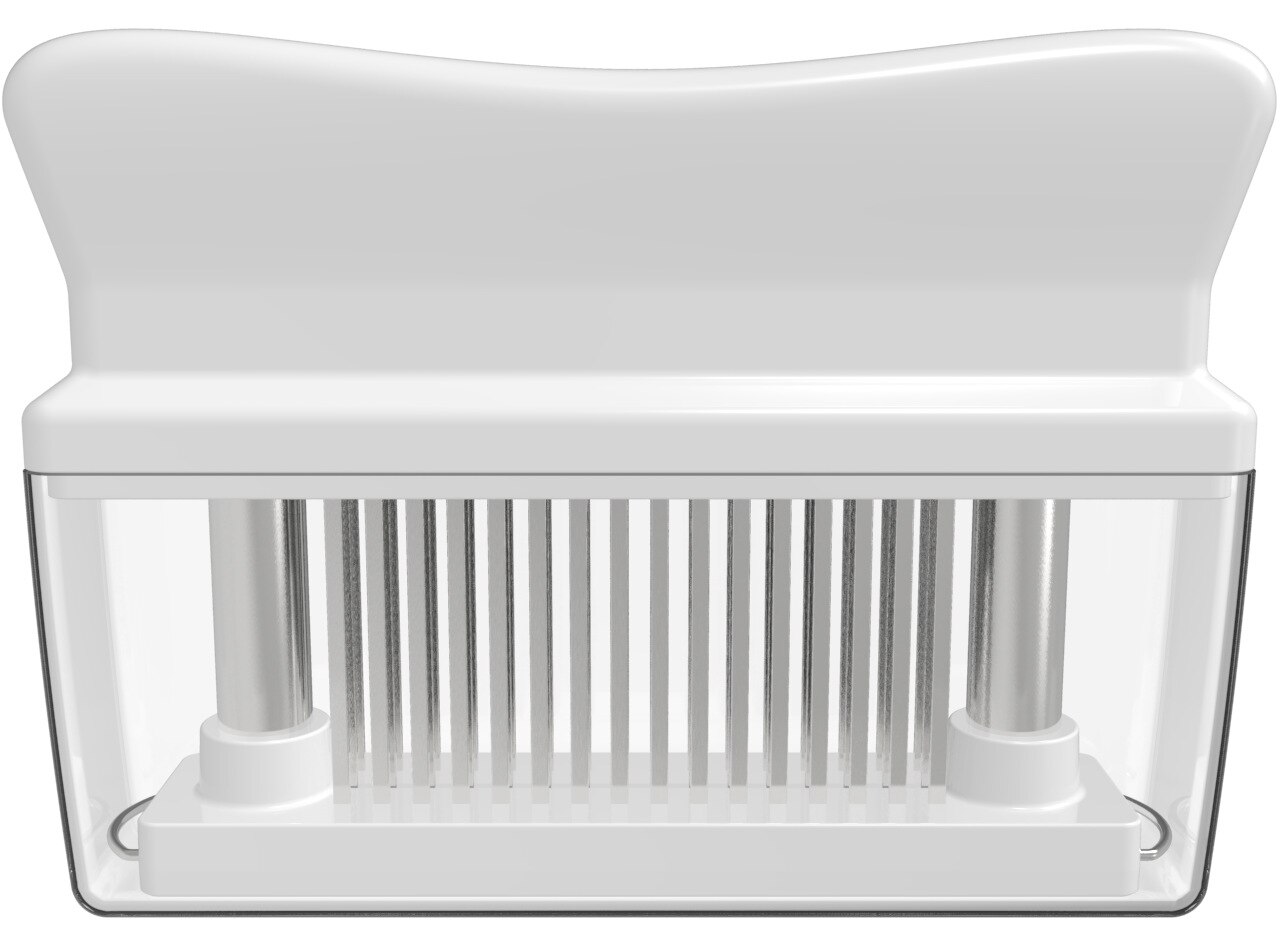 48 Blades Needle Meat Tenderizer Stainless Steel Knife Meat Beaf Steak Mallet Meat Tenderizer Hammer Pounder Cooking Tools: B White