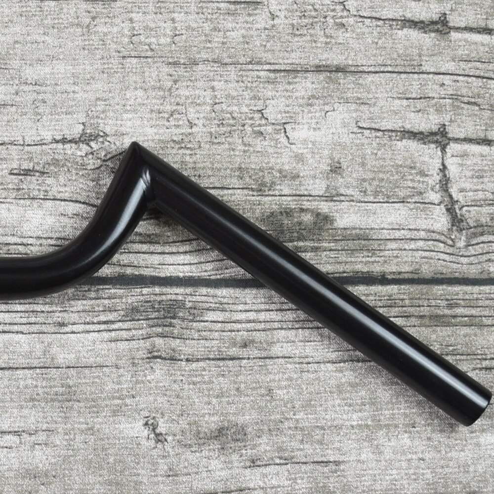 Vintage Motorfiets Stuur 22Mm Chopper Bobber Tracker Slepen Bar M-Bar Voor Royal Enfield Cafe Racer Stuurwiel 7/8 &#39;&#39;Zwart
