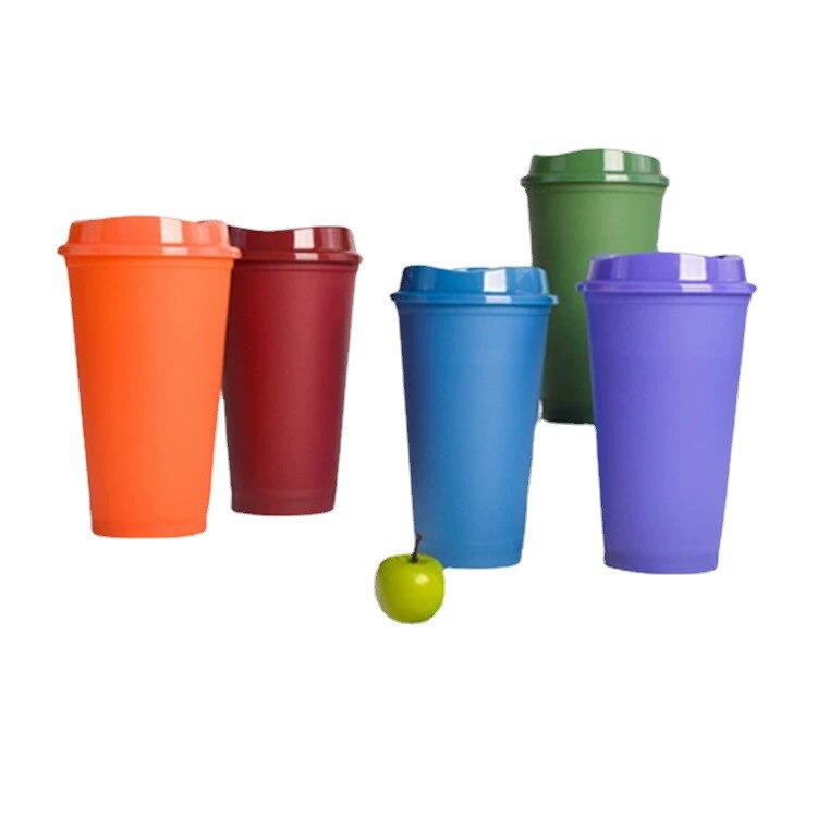 Thermochromic Tasse 400ml Farbe Wasser Tasse hoch Temperatur beständig Wasser Tasse draussen Heimat Wasser Tasse