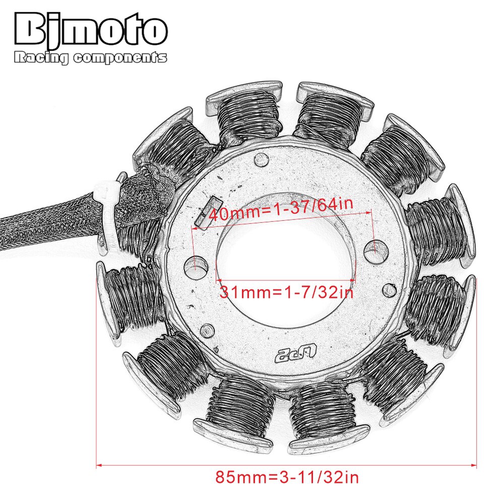 BJMOTO Motorcycle Ignition Stator Coil For Yamaha WR250F WR 250F 5UM-81410-09-00 5UM-81410-31-00 Generator Magneto Stator Coils