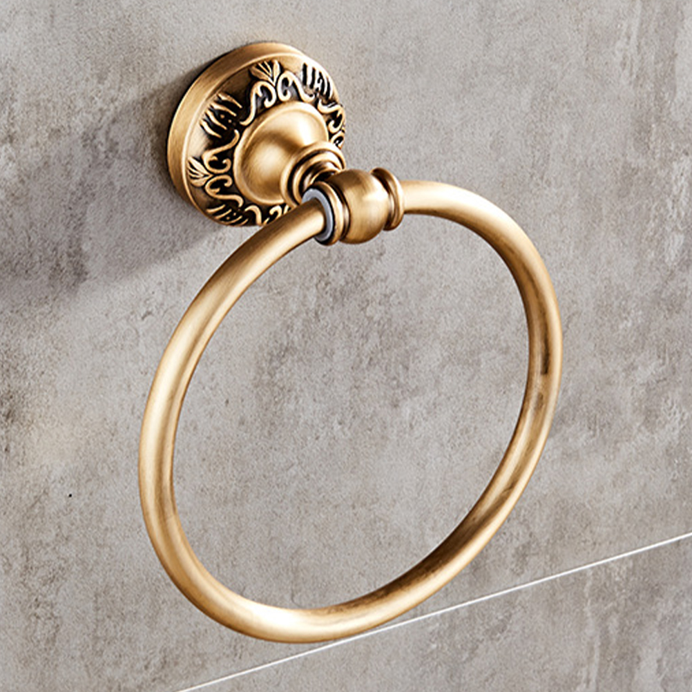 Vintage Bathroom Towel Ring Wall Mount Holder Towe... – Grandado
