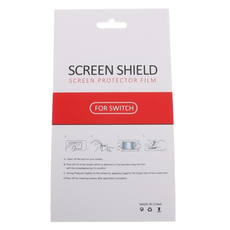 2Pcs Screen Shield Protector Voor Nintendo Switch Beschermende Film Anti-Kras Hd Ultra Clear Screen Protector Game Accessoires