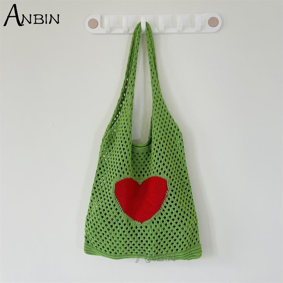 Mode Gebreide Vest Vrouwen Schoudertassen Bloemen Zomer Strand Bakken Gehaakte Tas Grote Capaciteit Vrouwelijke Handtas Shopper: 5