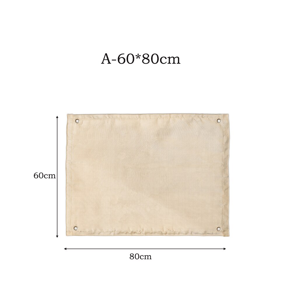 Portable Fire Pit Mat Brandwerende Camping Kachel Grill Mat Deken Voor Grond Picknick Patio Dek Gazon Camping Glasvezel Ember Mat: A