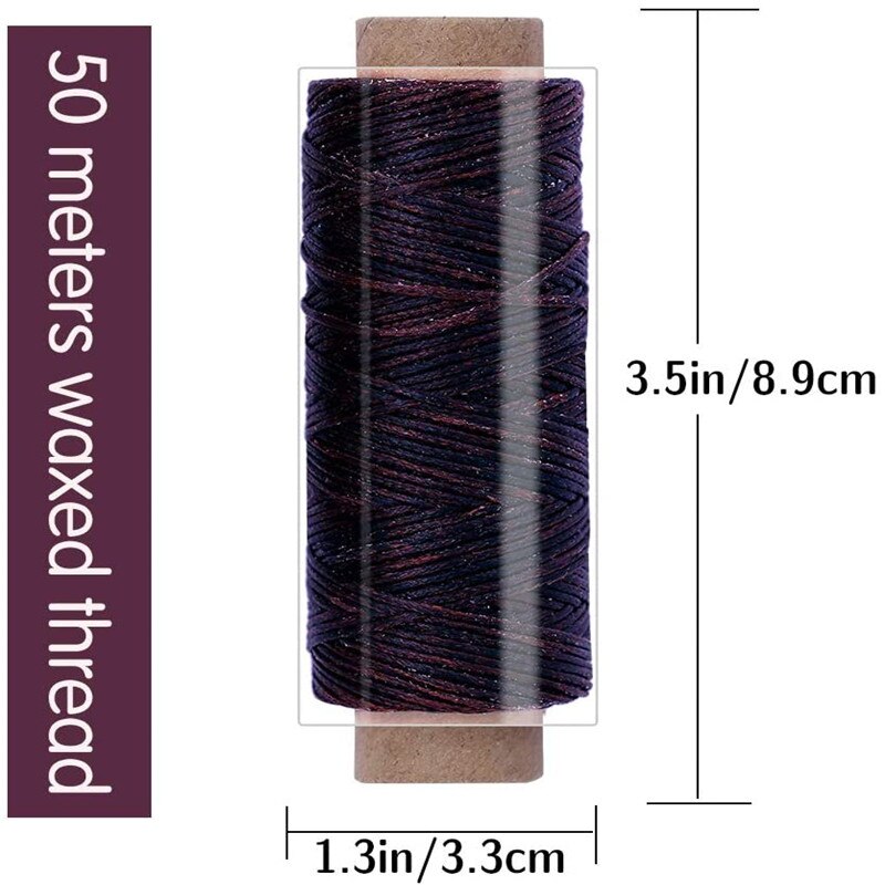 260m Gewachstes Nähgarn 1mm - Lederfaden Für Polster, Schuhe & Handwerk