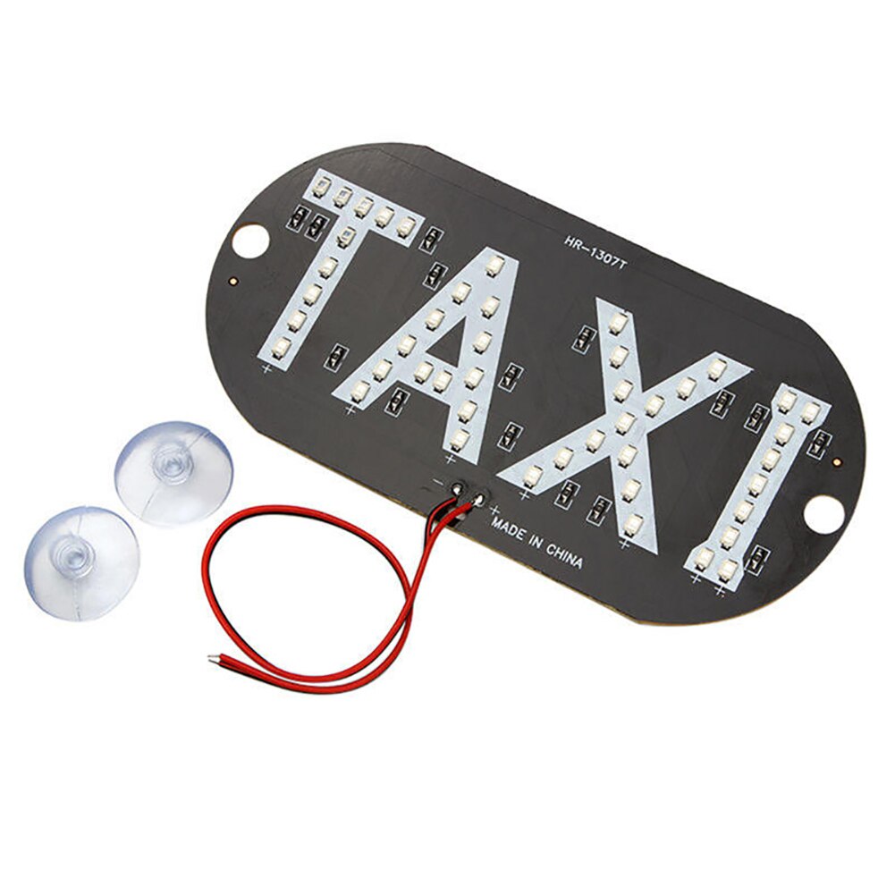 1Pcs Led Taxi Display Signaal Indicator 12V Led Taxi Top Teken Voorruit Lamp Voor Kia/Lada/Hyundai/Renault/Ford/Vw