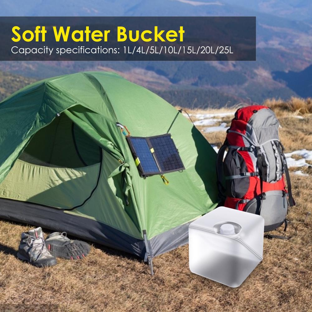 Opvouwbare Water Cube Container Opvouwbare Water Tank Carrier Voor Wandelen Camping Picknick Reizen 1L/2L/4L/5L/10L/15L/20L/25L