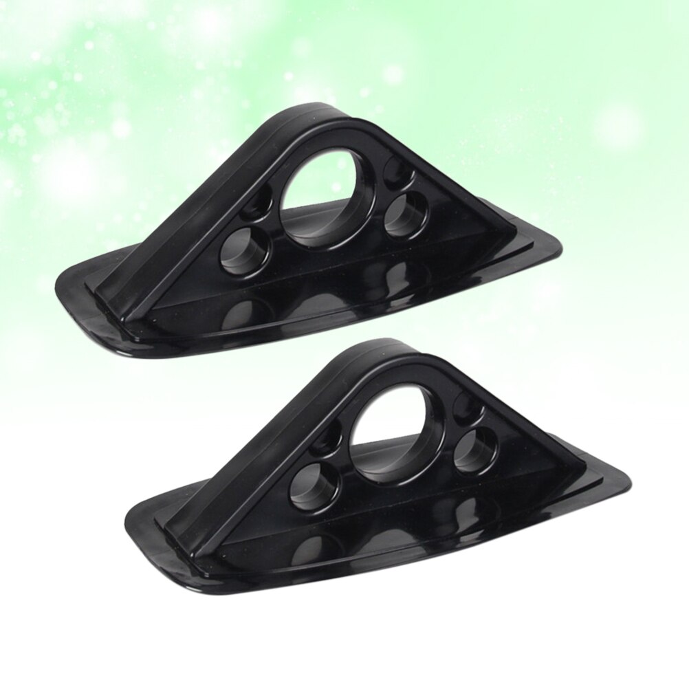 2 Pcs PVC Paddle Bracket Paddle Fixed Frame Awning Sun Shade Mount Bases Kayaking Accessories for Speedboat Inflatable Boat