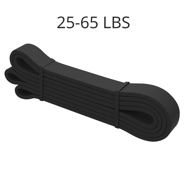 Widerstand Band 208cm Lange ÜSpund Bands für Sport ziehen hoch Yoga strecken Expander Schleife Fitness Band Ausbildung Elastische Gummi Gummi: Schwarz