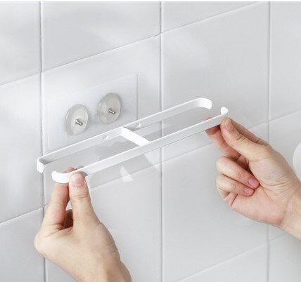 Hænger selvklæbende tøfler til at bære binde hygiejnesko, sandaler og tøfler modtagelse og efterbehandling enkelt pladsbesparende stativ: Et par