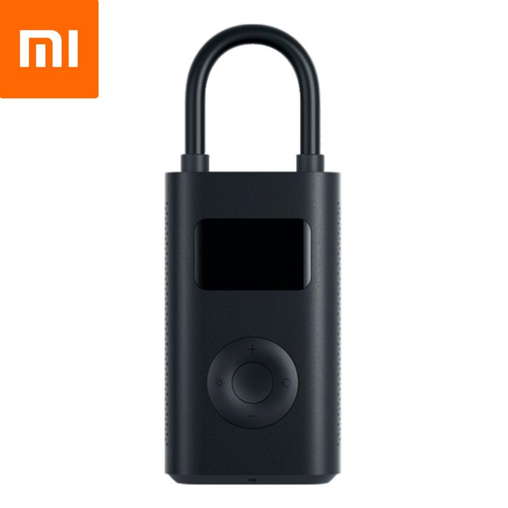 Xiaomi mijia oppusteligt dæktryk elektrisk pumpe digital skærm monitor beskyttet kompressor multi-dyse til bildæk oppustning