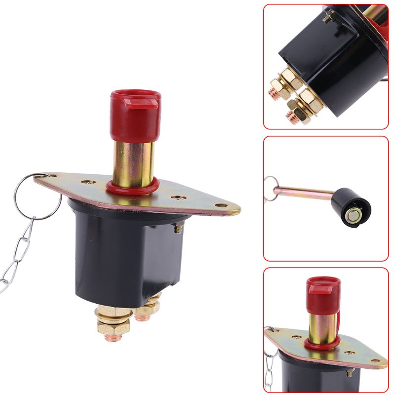 Battery Isolator Switch Cut off Heavy Duty Power Kill With Metal Key 12v 200a 04