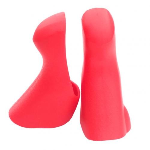 2Pcs Road Bike Shifting Handle Silicone Covers for Shimano ST-R2000/R3000/R3030 Bicycle Cycling Equipment Accessories: Red