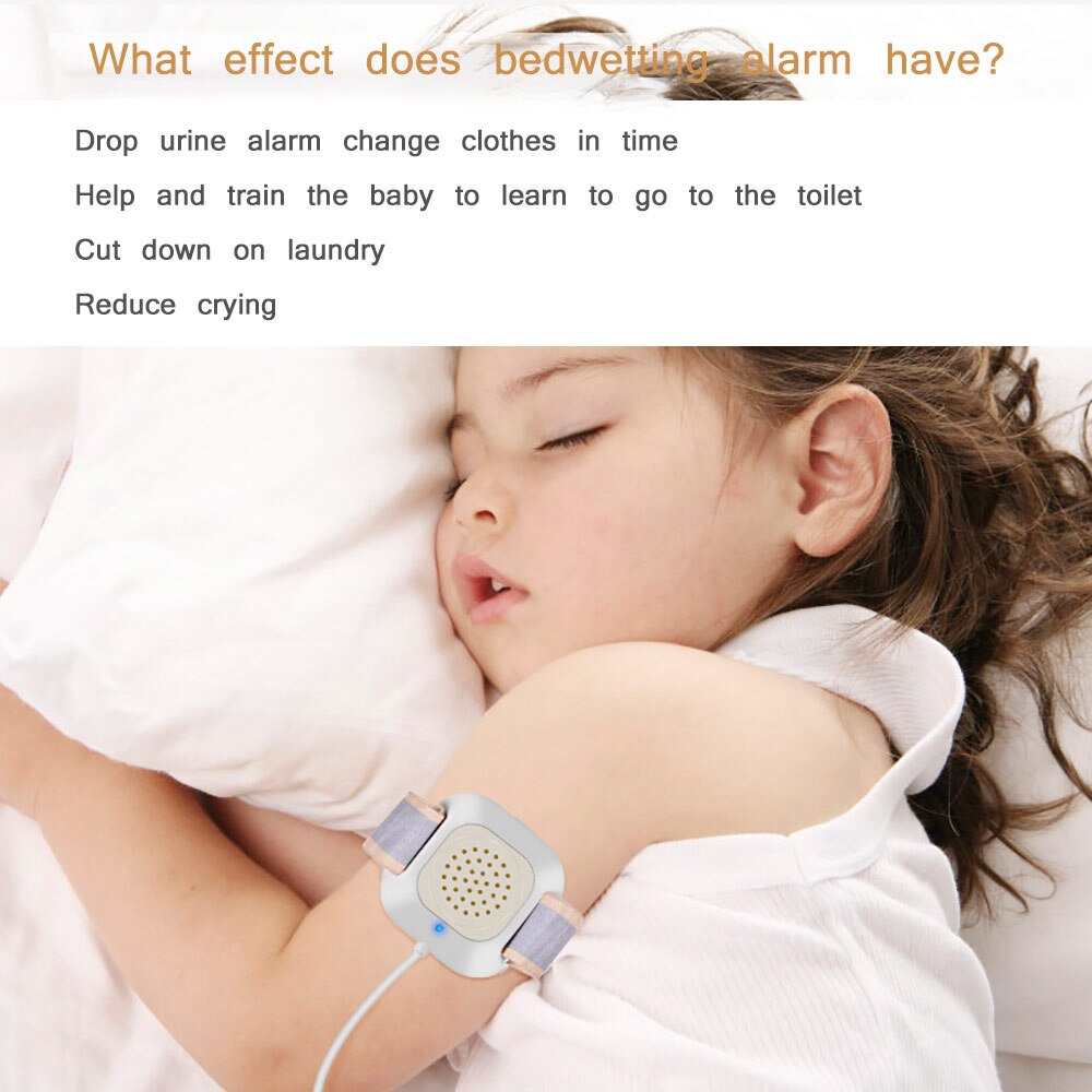 Convenient Arm Wear Bedwetting Alarm Adult Baby Sensor Enuresis Alarm Bed Wetting Alarm