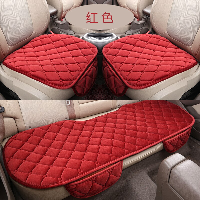Stof Auto Bekleding Vier Seizoenen Voor Achter Vlas Kussen Ademende Protector Mat Pad Auto accessoires Universele Voor Alle Model
