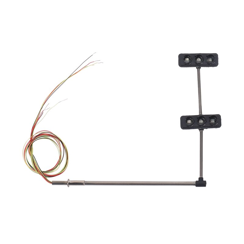 3C-3 Color Traffic Light Signals Ho Oo Scale Model 6Led For Diy Sand Table Crossing Street Construction Model 4