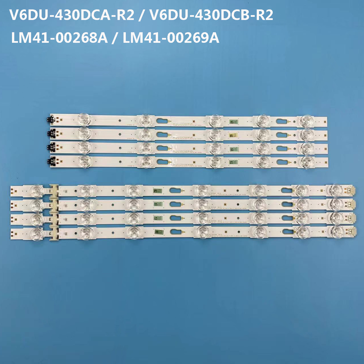Tira de luces LED de retroiluminación, accesorio para Samsung UE43MU6100U UE43MU6125 UA43MU6103 UE43KU6000K UE43MU6105K UN43KU6290 UN43KU6270