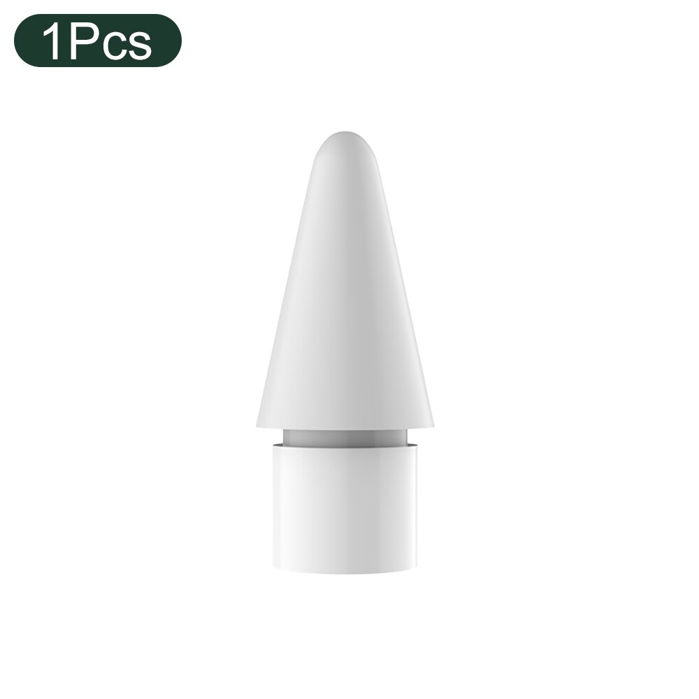1/4/6/8 stk ekstra spids nib udskiftningstip til æbleblyant ipad pro pen tip stylus touchscreen pen nib til apple pencil 1st & 2nd gen: 1 stk hvid