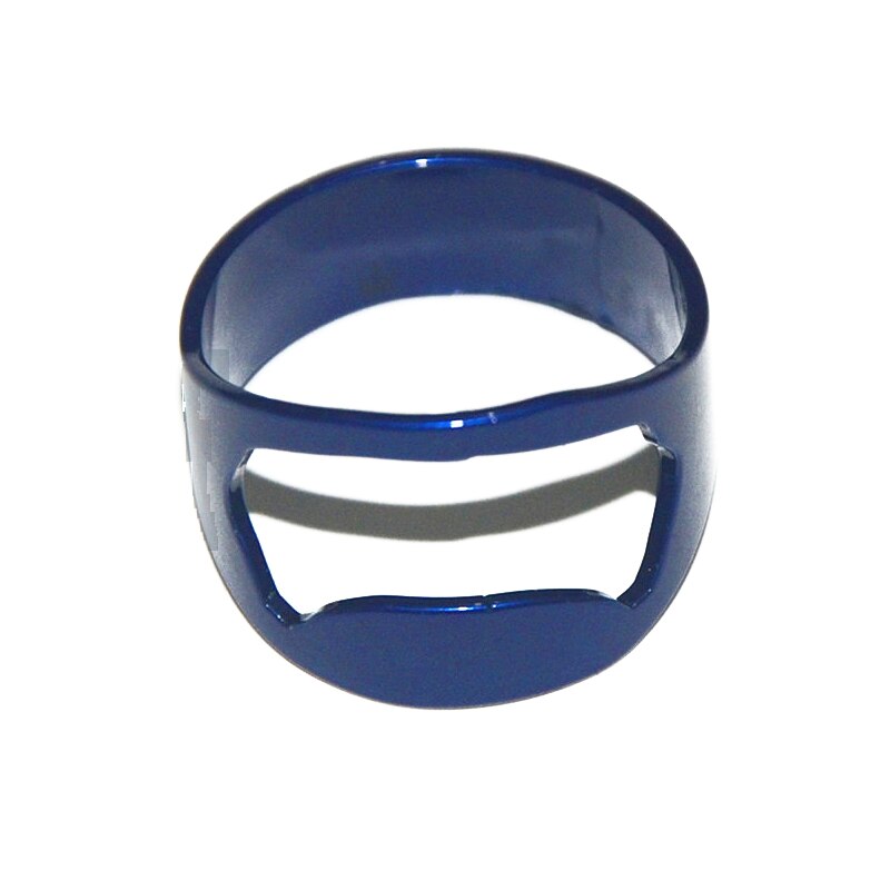22MM Tragbare Mini Ring Bahre Flasche Öffner Edelstahl Finger Ring-bilden Flasche Bahre Deckel Öffnung Entferner Küche Bar Werkzeuge: Blau