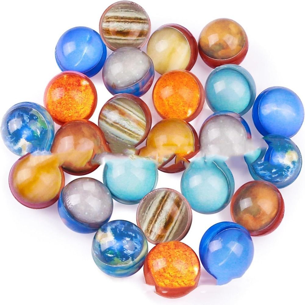 10 Stück Galaxy Sonnensystem Planet Bälle Schaum Hüpfball Raum Planeten Ball Acht Planeten Weiche Galaxy Schaumstoff Ball Mottoparty