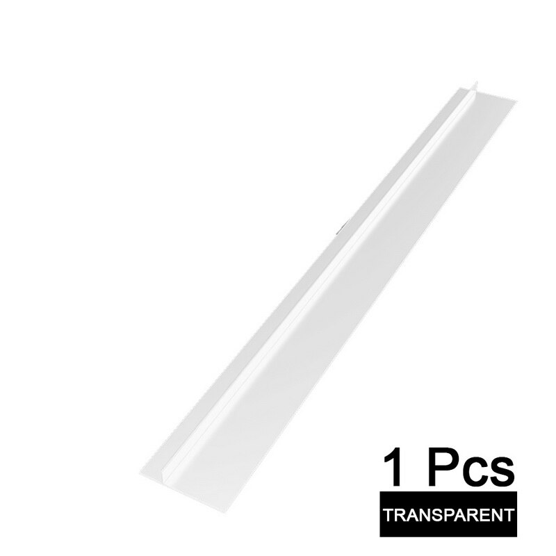 Filler Sealing Spills Gap Fillers Easy Clean Gaps Cover Kitchen Supplies 21 inch Silicone Stove Counter Gap: 1pc transparent