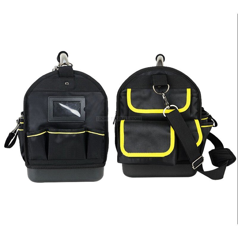 Bolsas de herramientas portátiles 1680D, tela Oxford multifunción, impermeable, para carpintería, equipo de electricista, funda de herramientas de mantenimiento