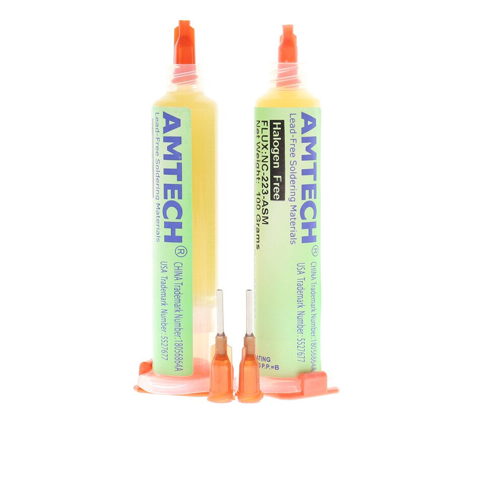 AMTECH – pâte à souder pour PCB, Flux de graisse pour soudure, pas de nettoyage, SMD, 10cc, BGA, NC-223-ASM: A Package