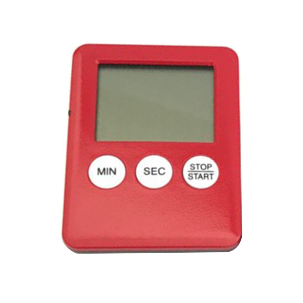 Led Digitale Keuken Elektronische Timer Countdown Medicatie Herinnering Kookwekker Thuis Keuken Trigger Timer: Rood