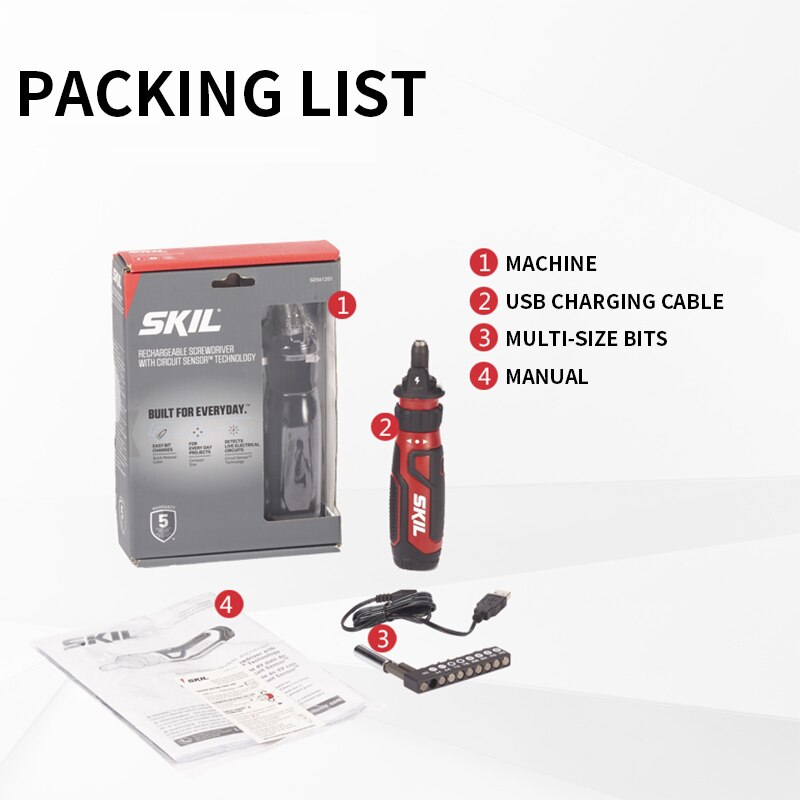 Elektrische Schroevendraaier, Oplaadbare Huishoudelijke Elektrische Schroevendraaier, Schroevendraaier, Schroevendraaier, Mini Schroevendraaier Tool