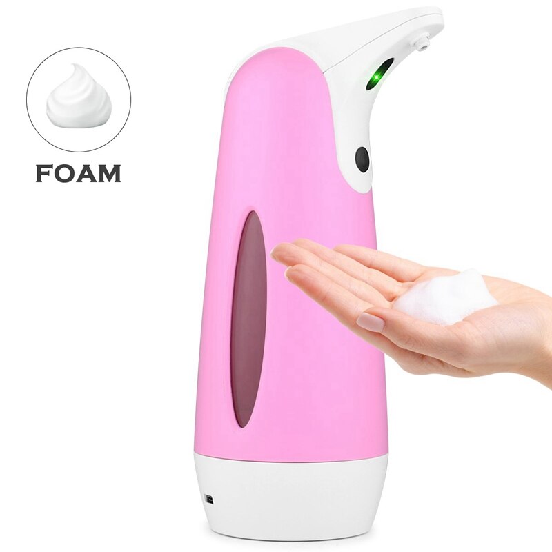 Automatic Soap Dispenser USB Infrared Motion Sensor Waterproof Pressless Foaming Soap Dispenser for Home Bathroom
