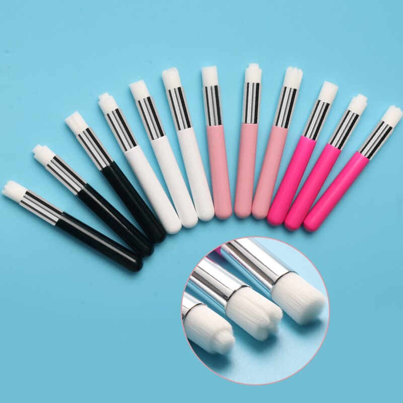 5 stk næsebørste eyelash extensions værktøj makeup rensebørste hudorm rene vippe shampoo børster