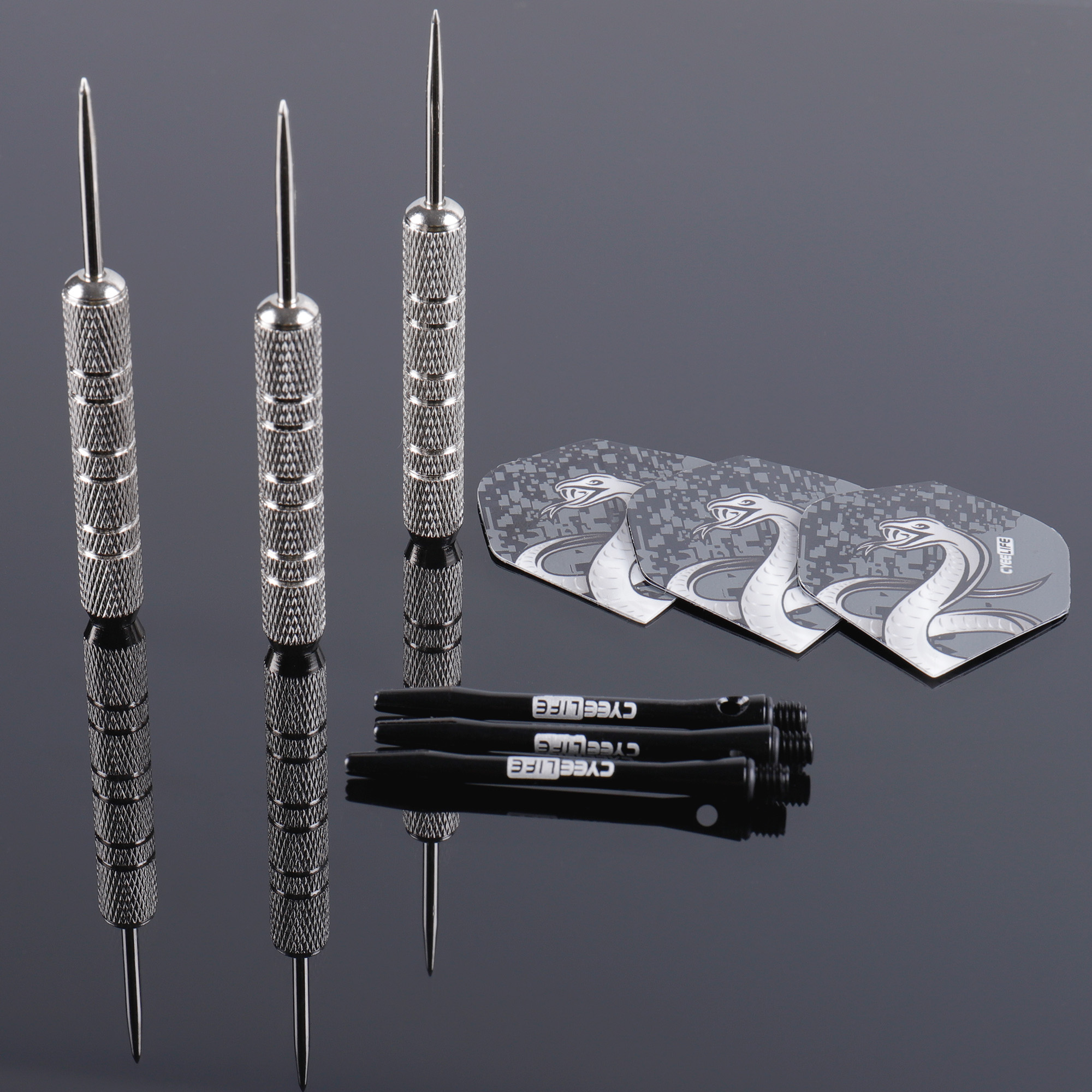 CyeeLife 3pcs 20g Flying Dart Steel Needle Tip Dart Sport Outdoor Indoor Entertainment Game Accessories