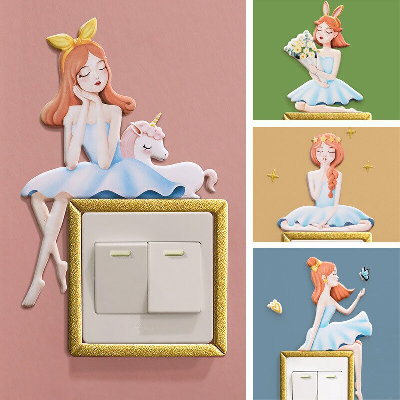 Pegatinas 3d adesivos de parede Switch stickers naklejki children's room autocollant mural glow in the dark adesivi home decor
