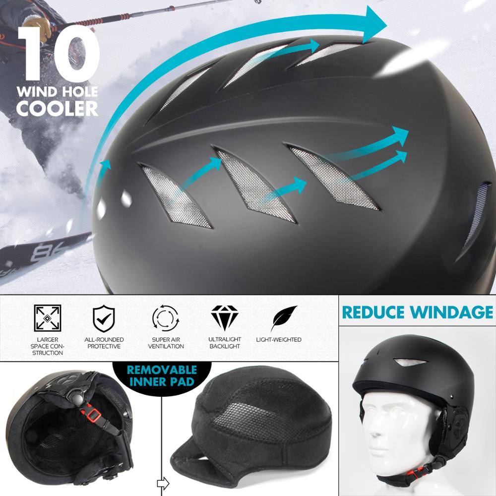 Mannen Vrouwen Kinderen Kleurrijke Full-bedekte Ski Helm Winter Oor Warm Beschermen Schaatsen Helm Winddicht Crashproof Snowboard Helm