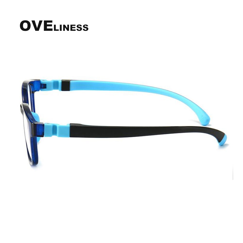 Gafas ópticas para miopía para niños y niñas, montura para gafas TR90 graduadas,