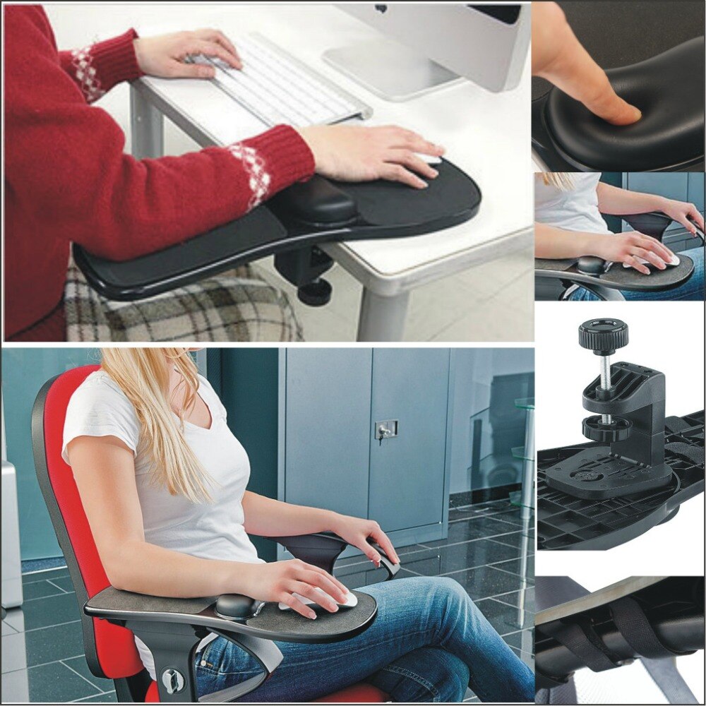 Kol bakımı Mouse Pad rotasyon bilgisayar masaüstü dizüstü bilgisayar faresi tepsisi dirsek Pad bilek dinlenme plaka desteği yüklemek masası ve sandalye