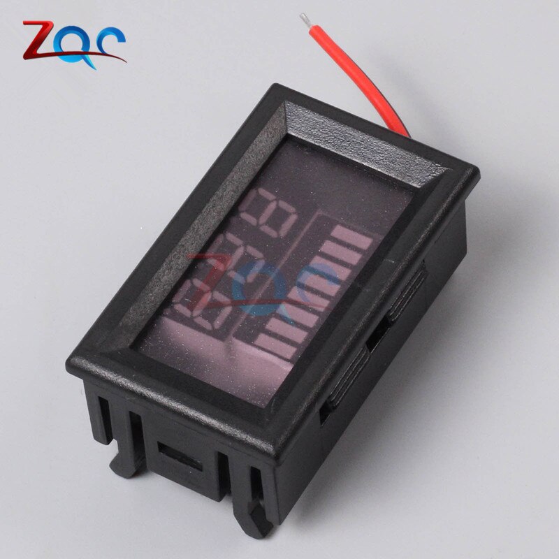 12V 24V 36V 48V LED Lead-acid Battery Indicator Battery Capacity Acid Tester Voltmeter Charge Level Indicator for Arduino