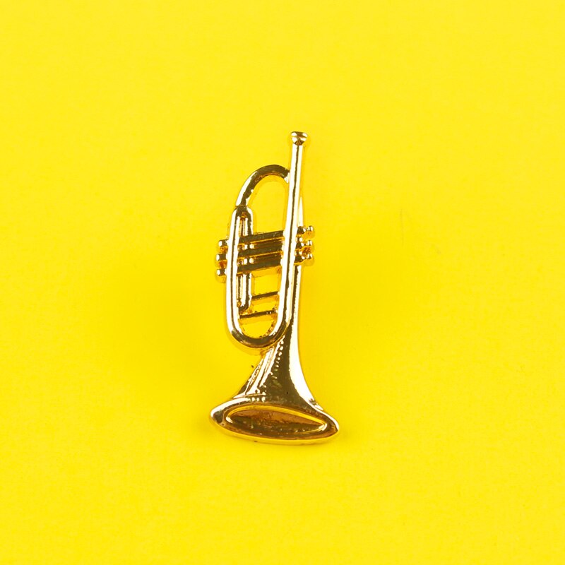 Muziekinstrument Pin Badges Op Kleding Emaille Pins Gitaar Pictogrammen Leuke Metalen Badges Strepen Voor Kleding Badge Voor Jeans Jas