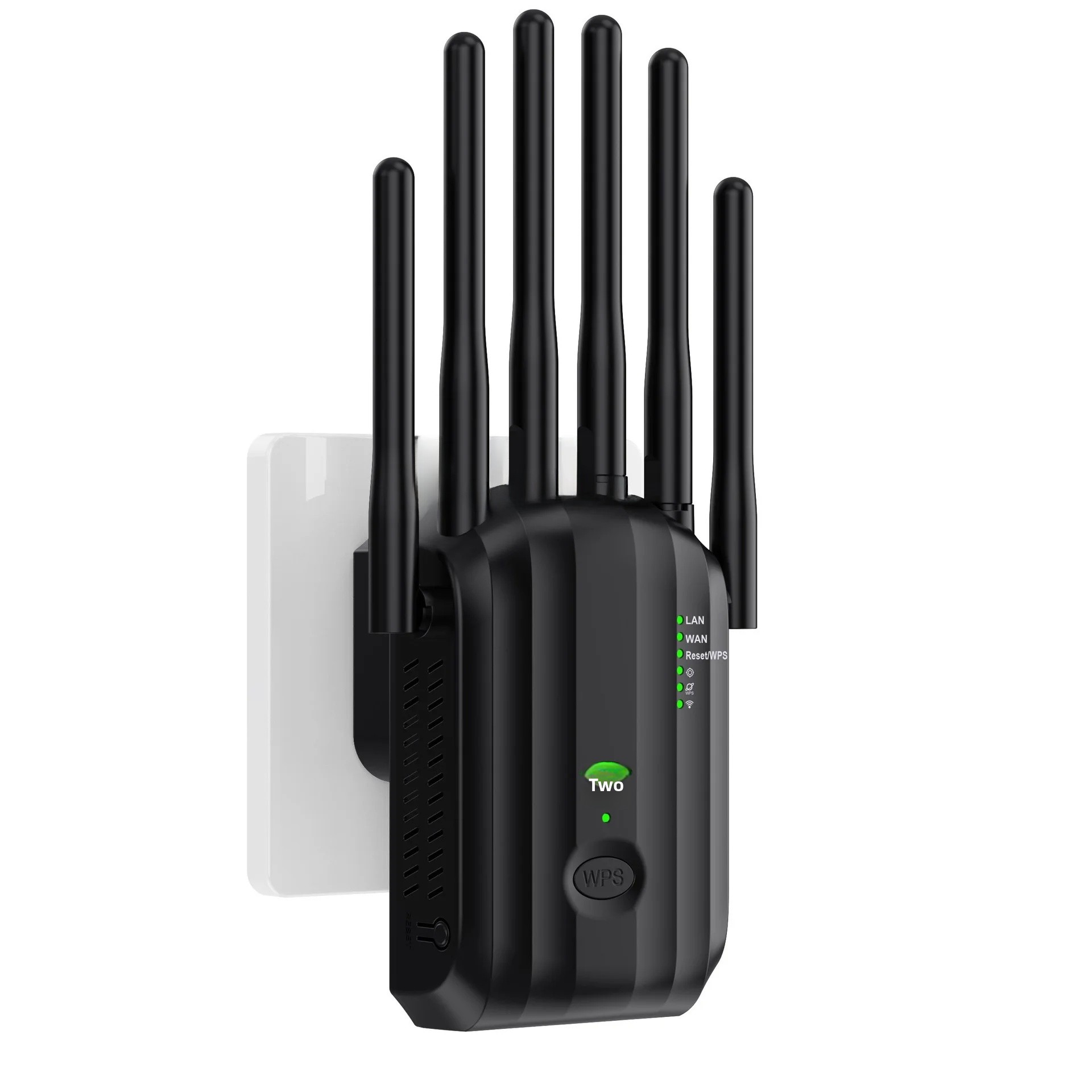 Högpresterande dual-band wifi-signalrepeater  ac1200m trådlös förlängare 5g förstärkare för kontors- och företagsdatortillbehör: 1