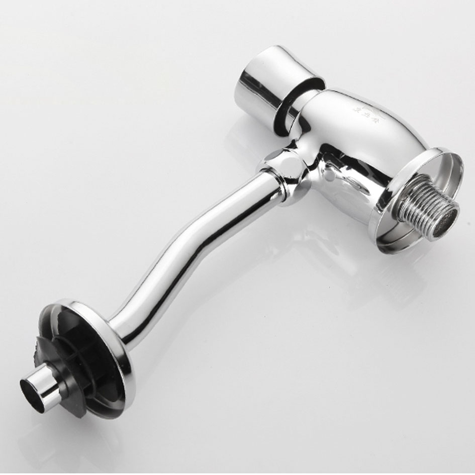 Brass hand control urinal flushing valve toilet urinal switch delay valve hand pressing urinate flushometer