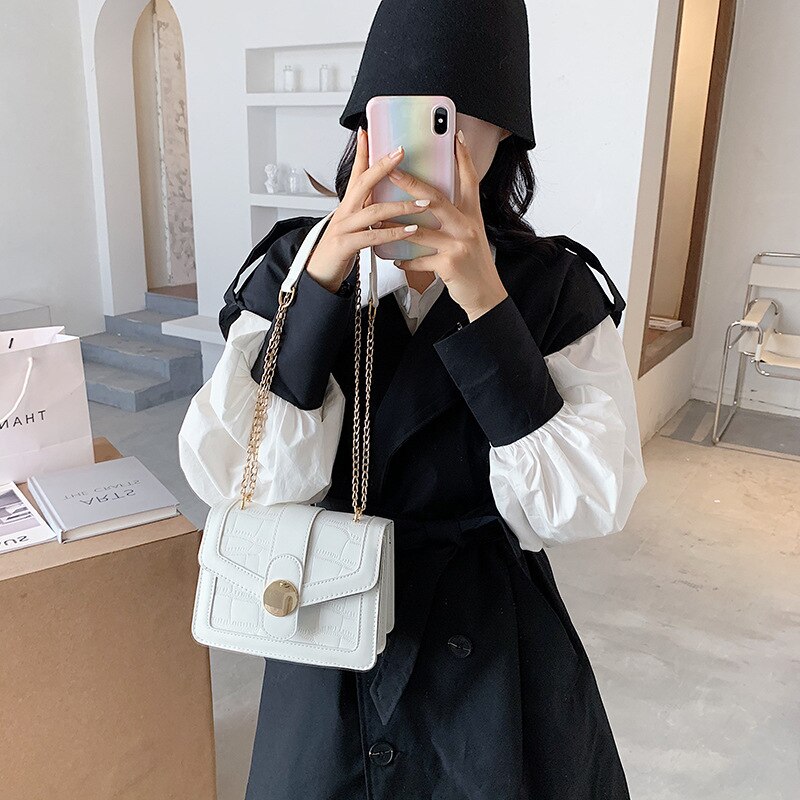 Chain Bag Style Women's Bag Versatile Small Square Bag