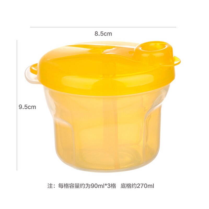 Premium Milk Powder Box Spiral Three Lattices Milk Powder Cans Convenient Portable Rest Assured Milk Powder Storage Tank