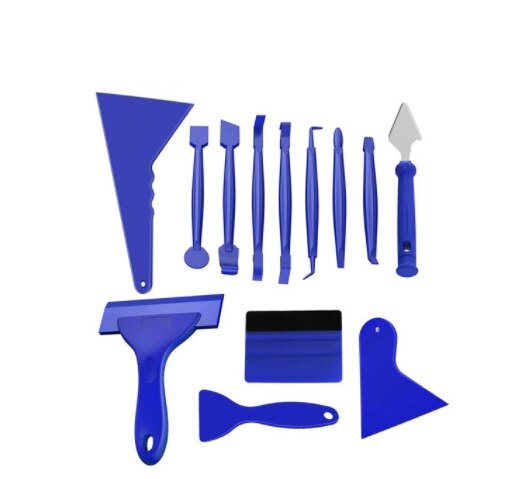 Kit Di Strumenti Per Avvolgere - Con Taglierino E 5 Lame - Pellicola Adesiva Per Auto E Vetri - Taglierino Wrapping Vinile - Pellicole Adesive Per