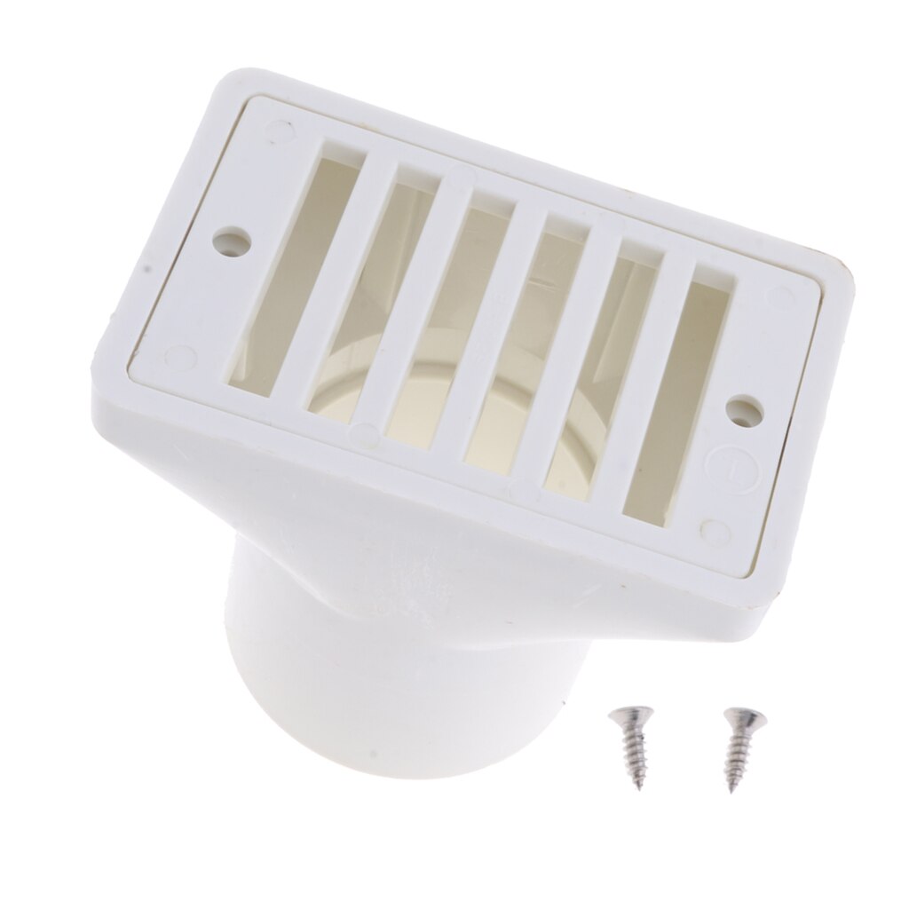 Universal Swimming Pool Drainer Round SP-1019 Water Outlet Floor Drain Replacement Fitting Water Overflow Outlet: Square 2inch