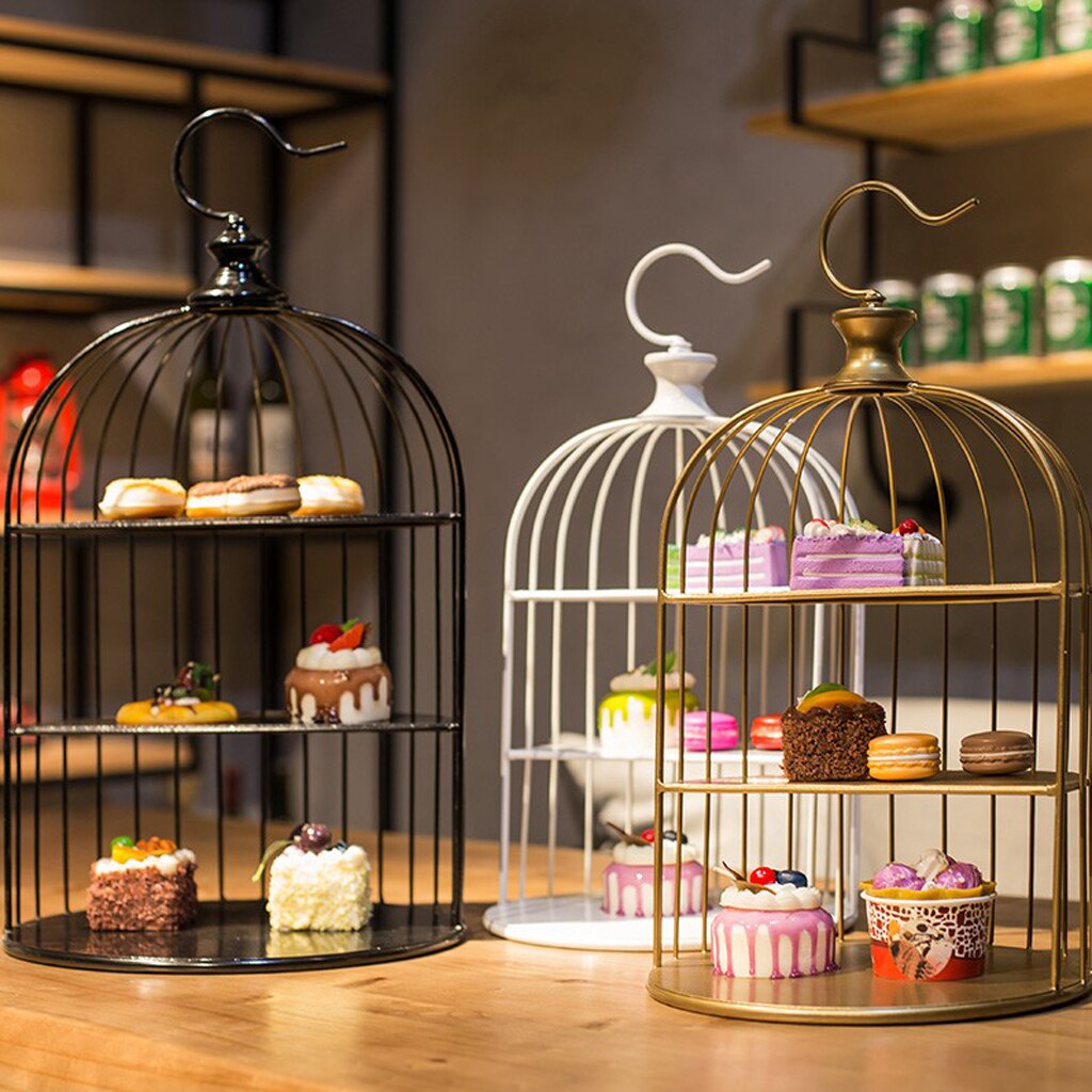 Birdcage Cupcake Kartonnen Taart Stand Wedding Party Display Hold