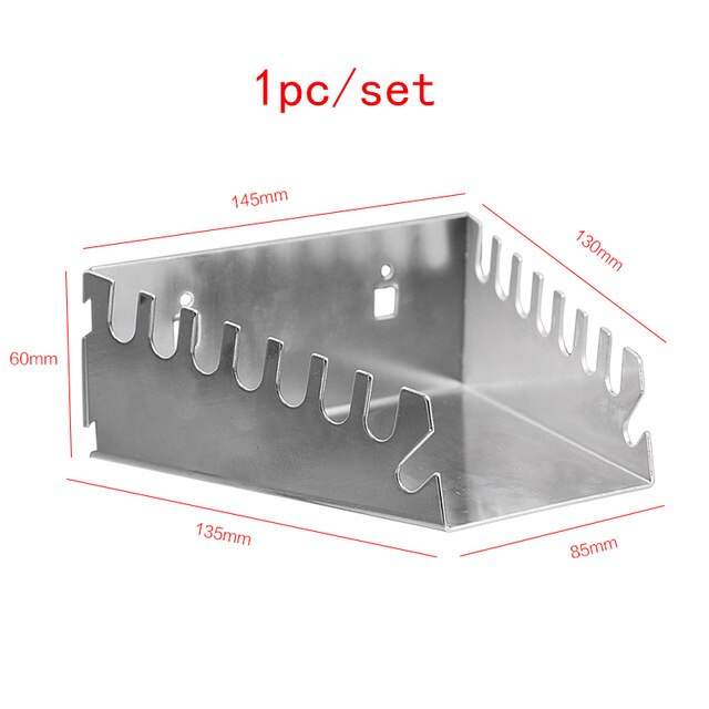 Wall-Mounted Hole board hook Hardware Tool Storage rack toolbox Hanging board Tool Storage Angle Grinder organize Box: H