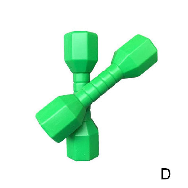 1pcs Kids Fitness Equipment Kindergarten Pe Exercise Dancing Fitness Exercise Weights Props Hand Dumbbells Home Children's K2e7: green