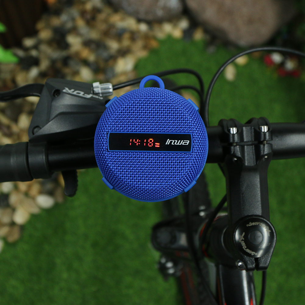 Smart LED digital display wireless cycling bicycle Bluetooth speaker outdoor portable waterproof subwoofer Mountain Bike Parts