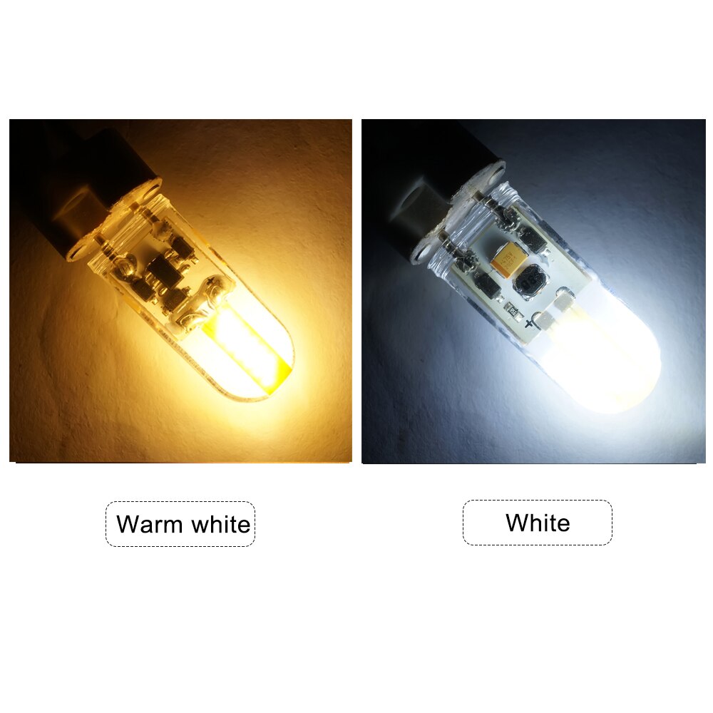 Dimbar led lampe  dc 12v gy6.35 silikon led cob lyspære 3w erstatte halogen belysning