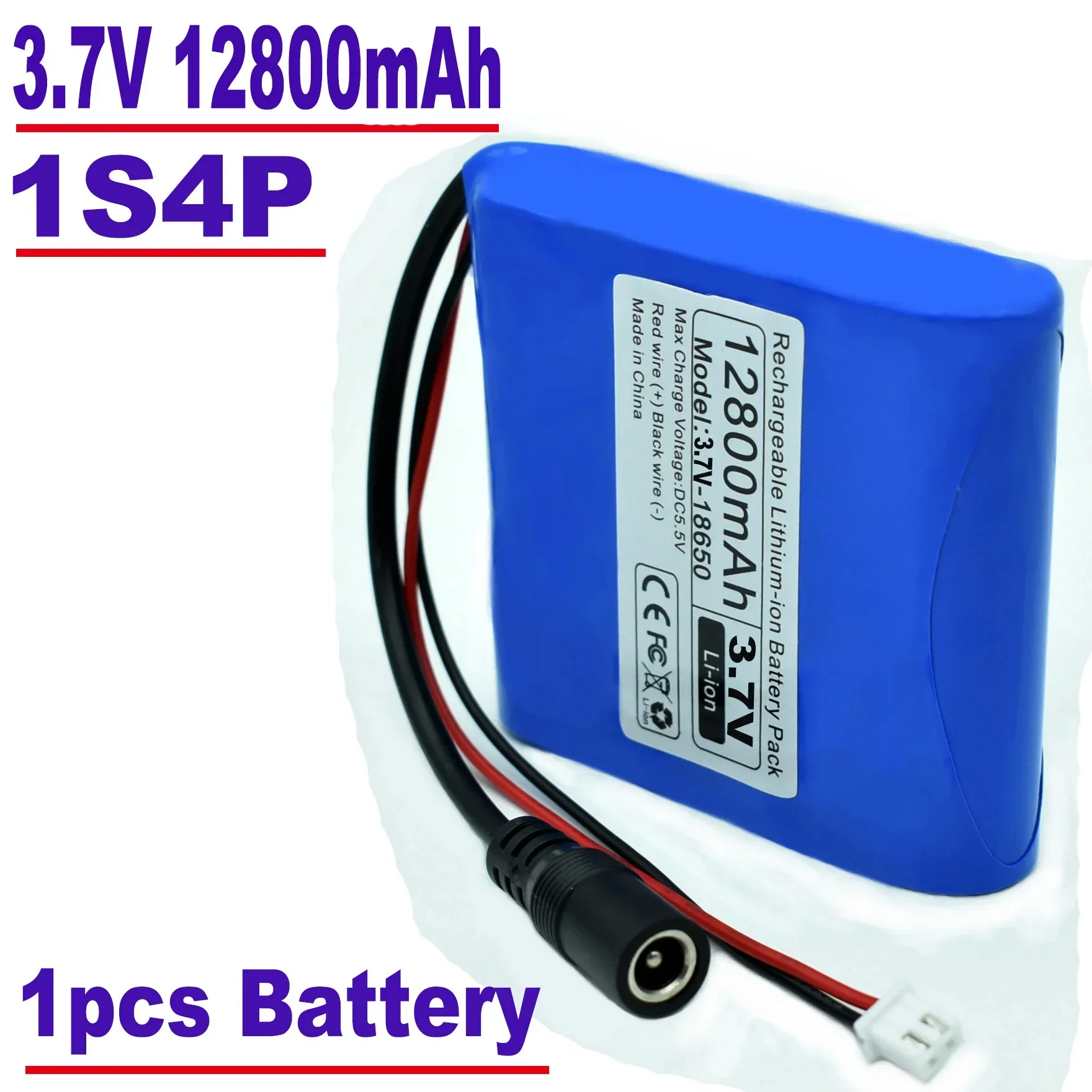 3,7 V 18650 Lithium-Batterie Mikrocontroller LED Außenleuchte Bluetooth Lautsprecher Audio- Sicherung-Stromversorgung